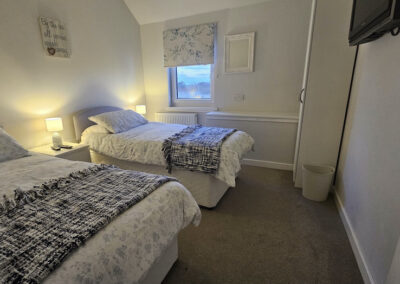 Twin bedroom Heisgeir View Holiday Cottage